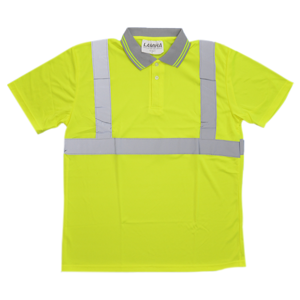 PLAYERA POLO MANGA CORTA HV LAMIRA AMARILLO AS-4411
